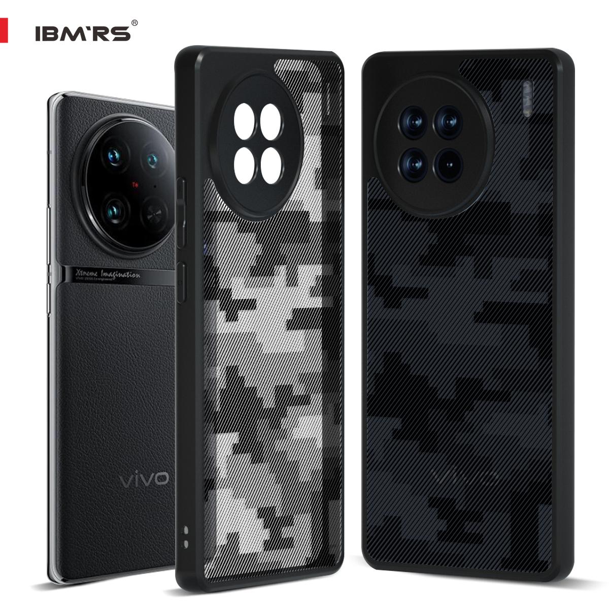 (Поставляється з ремінцем на зап ясті)Чохол IBMRS для vivo X90 Pro+, жорстка задня кришка з бампером у військовому дизайні, ударостійка вдосконалена захисна кришка - камуфляж чорний lattice camo
(Поставляється з ремінцем на зап ясті)Чохол IBMRS для vivo X90 Pro+, жорстка задня кришка з бампером у військовому дизайні, ударостійка вдосконалена захисна кришка - камуфляж чорний lattice camo
