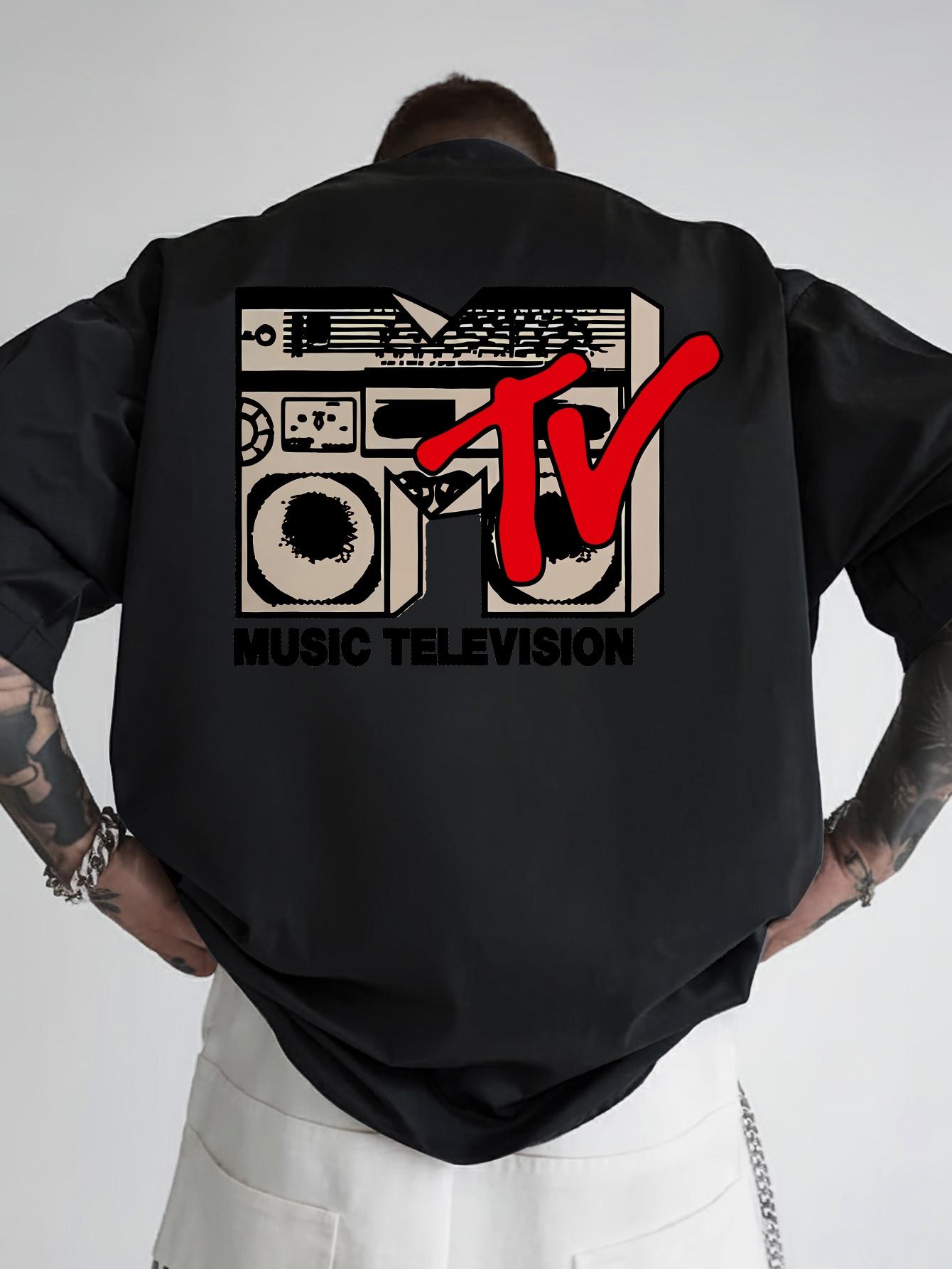Vintage Music Television Graphic Back Print T-shirt - Retro Rock Band Design Short Sleeve Round Neck Summer Casual Tee XXXL
Vintage Music Television Graphic Back Print T-shirt - Retro Rock Band Design Short Sleeve Round Neck Summer Casual Tee XXXL