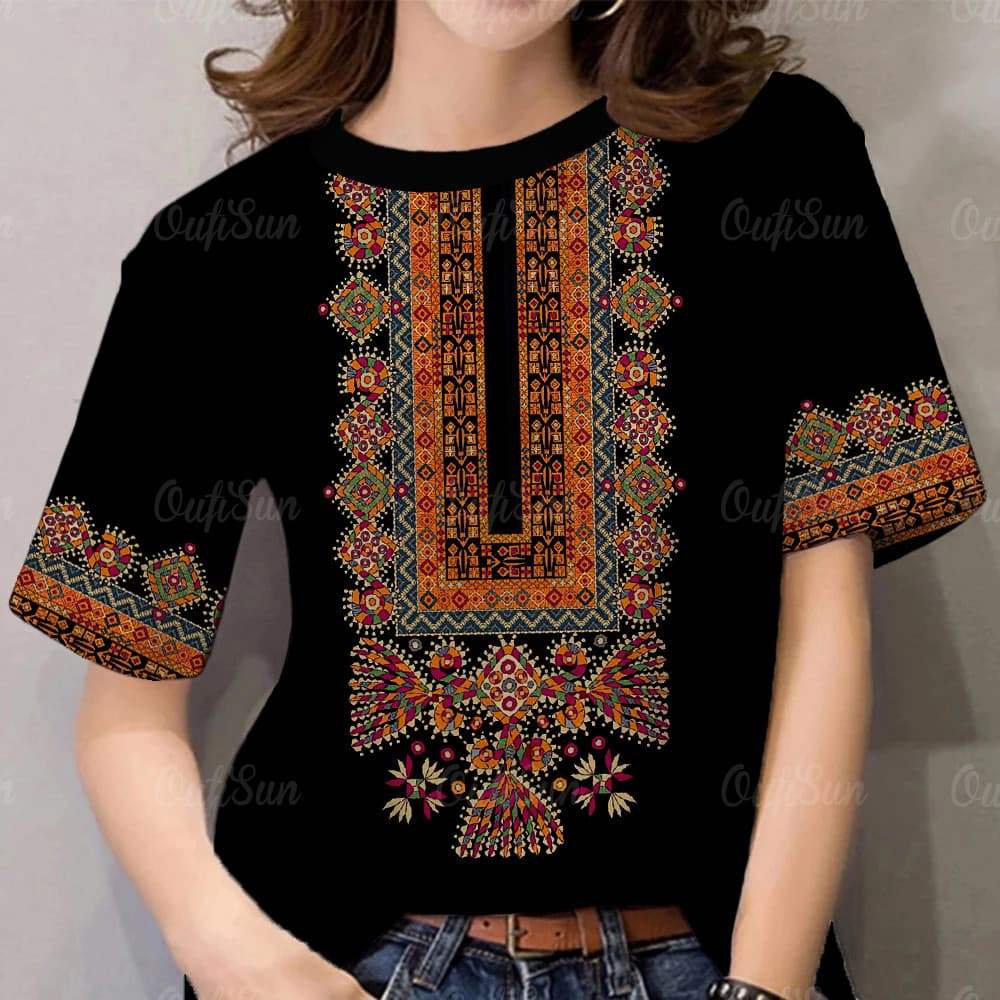 Women s Barong T-shirt - Floral Print Short Sleeve Casual Top 2XS
Women s Barong T-shirt - Floral Print Short Sleeve Casual Top 2XS