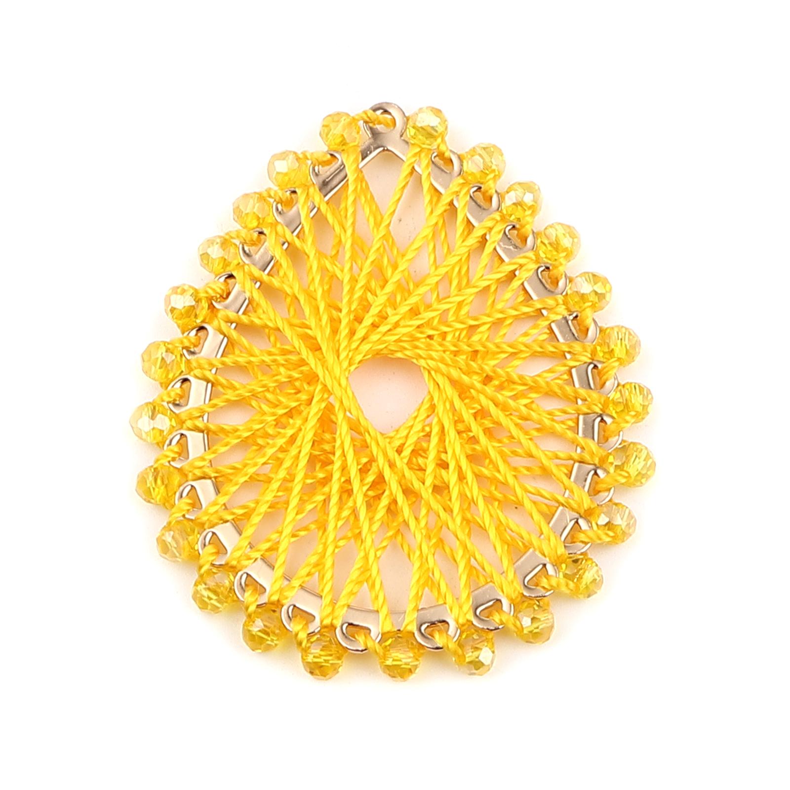 DoreenBeads Iron Based Alloy & Glass Thread Wrapped Pendants For Jewelry Making Drop Gold Color Multicolor 55mm x 47mm 2 PCs
DoreenBeads Iron Based Alloy & Glass Thread Wrapped Pendants For Jewelry Making Drop Gold Color Multicolor 55mm x 47mm 2 PCs
