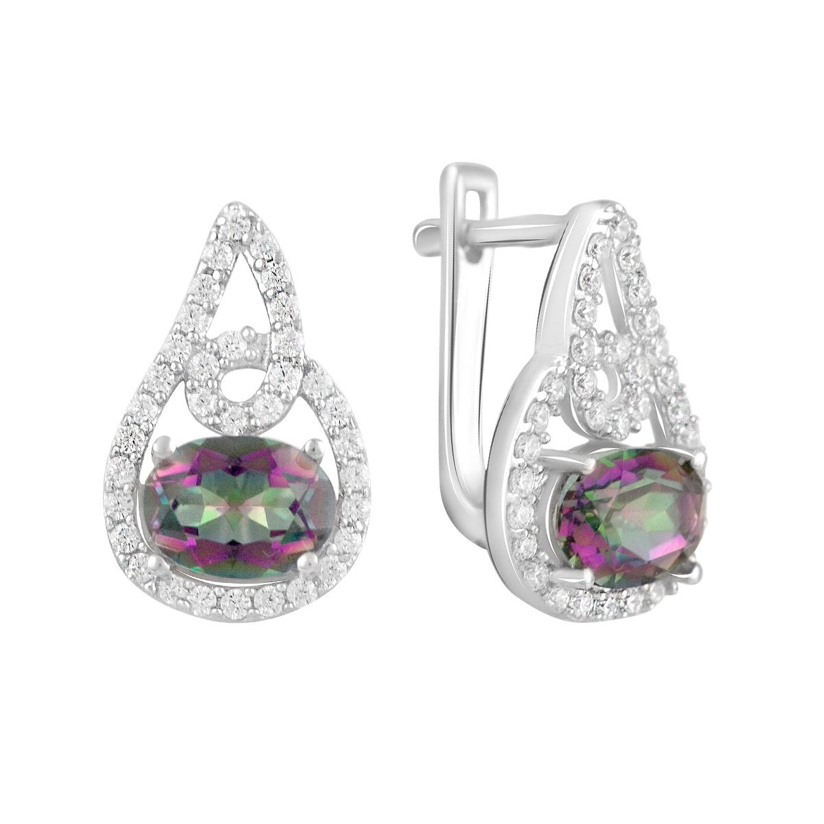 Срібні сережки з топазом 6.25ct (2117216) різнокольорові кольору
Срібні сережки з топазом 6.25ct (2117216) різнокольорові кольору