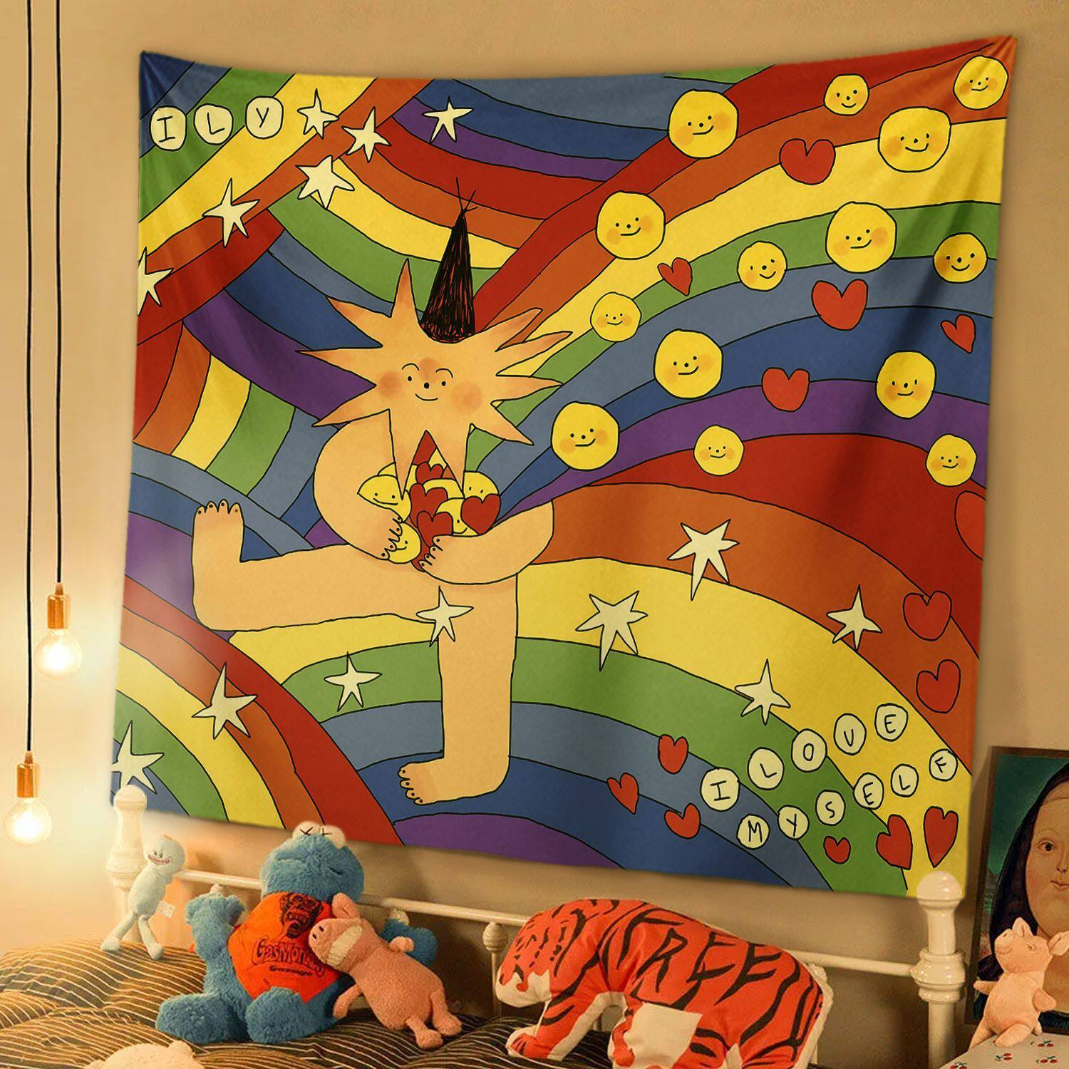 Anime Healing Energy Boho Style Tapestry Wall Hanging for Dormitory Room Background Decorative Cloth Living Room Decoration 74x94cm(29x37in)
Anime Healing Energy Boho Style Tapestry Wall Hanging for Dormitory Room Background Decorative Cloth Living Room Decoration 74x94cm(29x37in)
