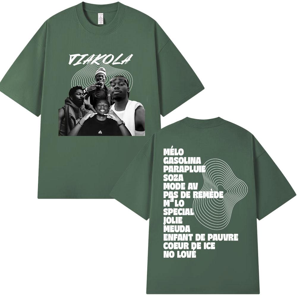 Rapper TIAKOLA Album Tour Tshirt Unisexs Women Clothing Fashion Hip Hop Tshirts Casual Cotton Short Sleeves T Shirts Streetwear 4XL
Rapper TIAKOLA Album Tour Tshirt Unisexs Women Clothing Fashion Hip Hop Tshirts Casual Cotton Short Sleeves T Shirts Streetwear 4XL