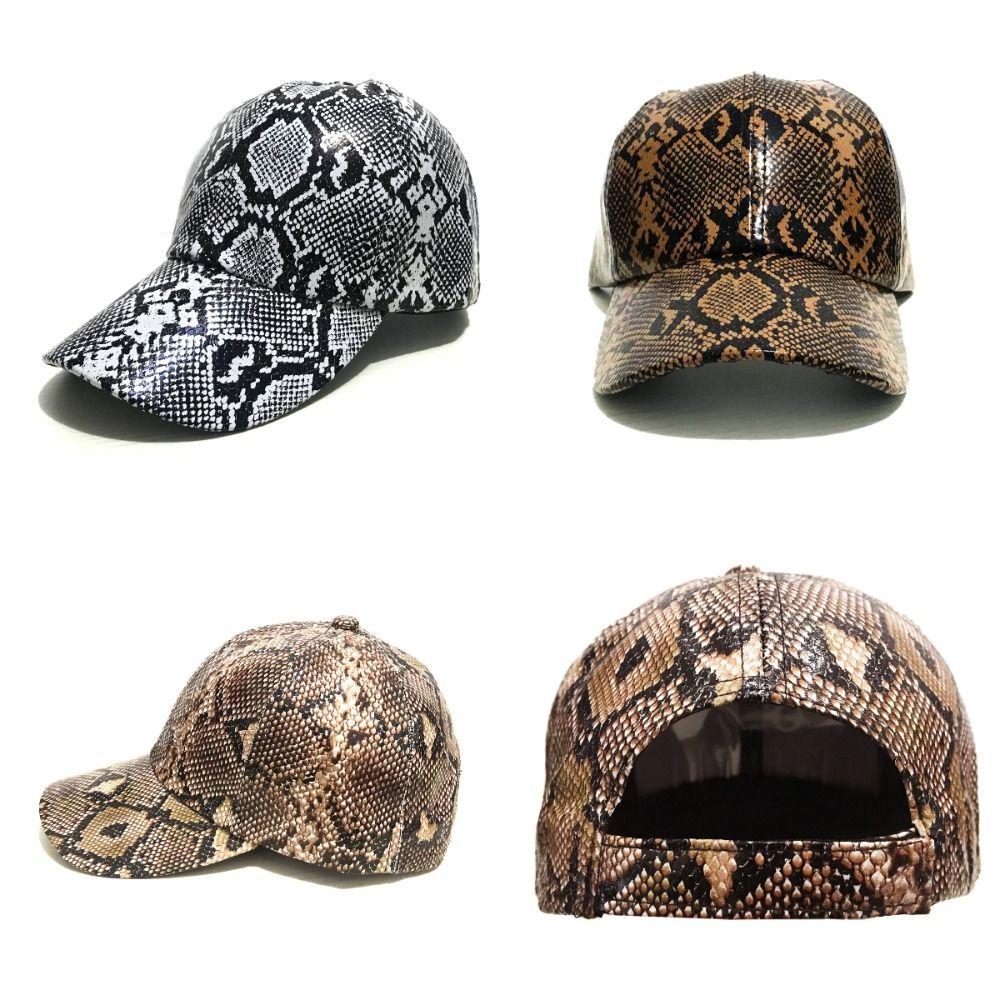 PU Baseball Cap Snake Skin Print Sunshade Hat Versatile Duck Tongue Hat Travel коричневий
PU Baseball Cap Snake Skin Print Sunshade Hat Versatile Duck Tongue Hat Travel коричневий