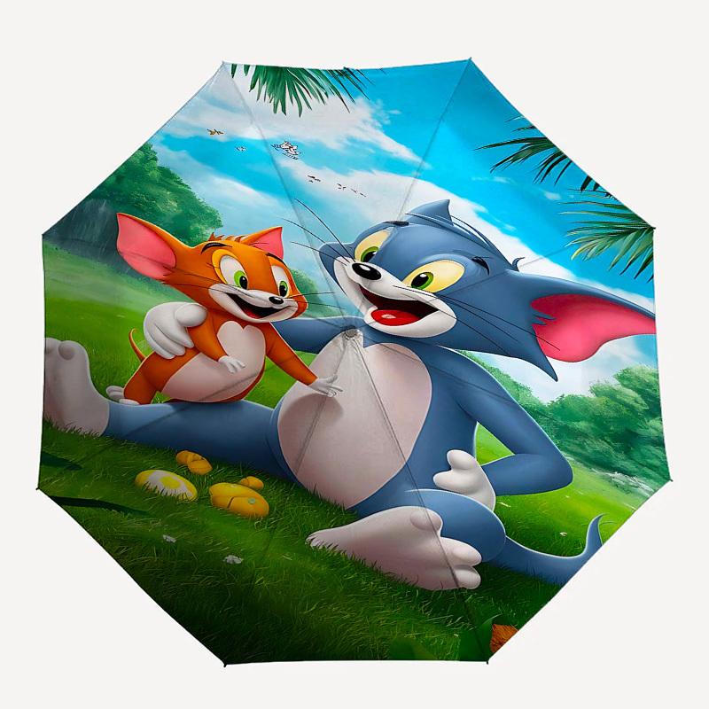 1pc Tom and Jerry Automatic Folding Umbrella - Compact 8-Rib Design, Durable Plastic & Iron1421L
1pc Tom and Jerry Automatic Folding Umbrella - Compact 8-Rib Design, Durable Plastic & Iron1421L