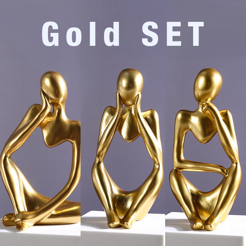 Набор «Мыслитель» Абстрактные статуи Скульптуры песочного цвета Фигурка для йоги Декор для гостиной в скандинавском стиле Украшения для стола
Набор «Мыслитель» Абстрактные статуи Скульптуры песочного цвета Фигурка для йоги Декор для гостиной в скандинавском стиле Украшения для стола