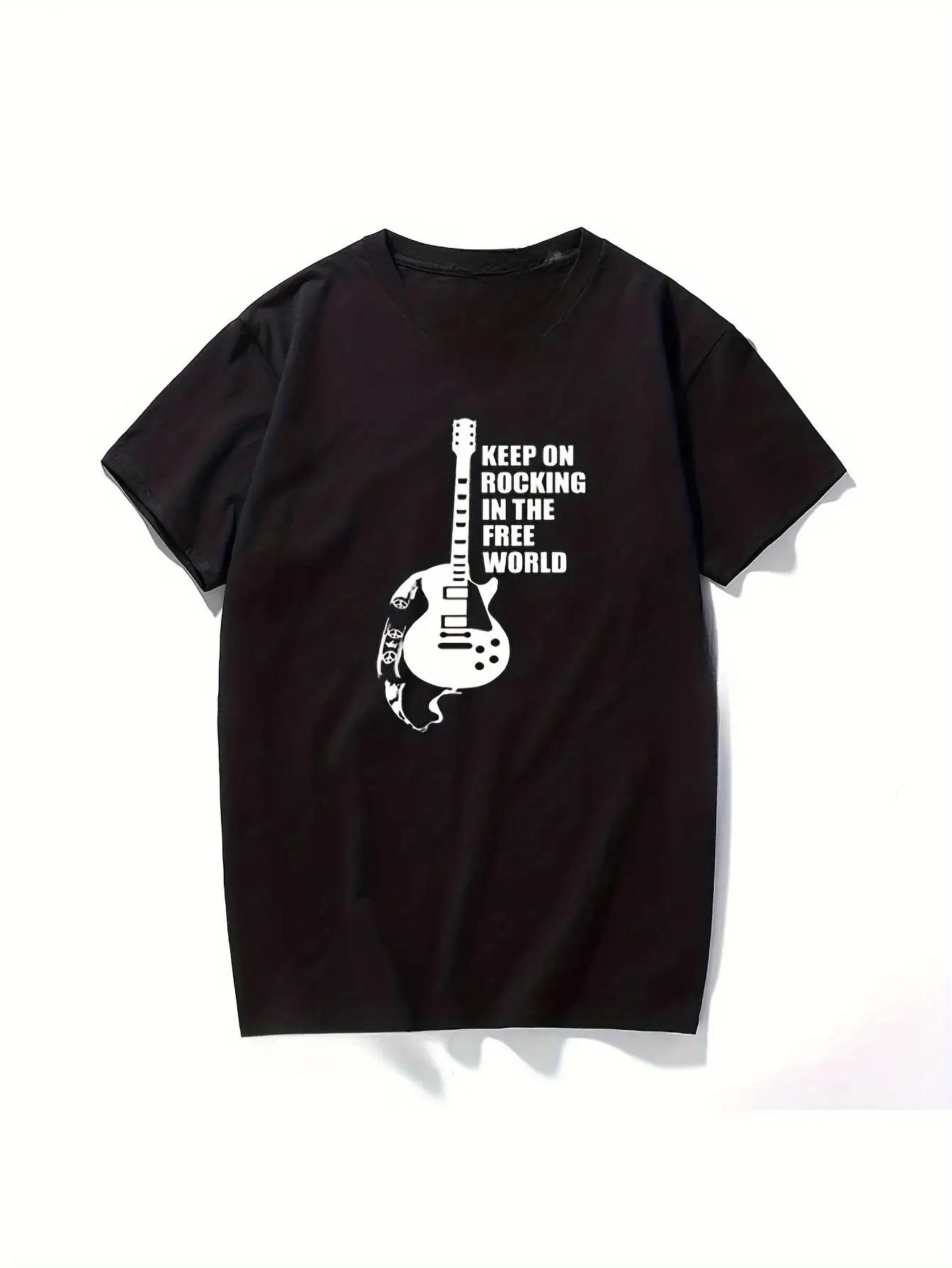 Men S Euro Size T-Shirt Featuring Neil Young S Keep on Rocking in The Free World Design XXL
Men S Euro Size T-Shirt Featuring Neil Young S Keep on Rocking in The Free World Design XXL