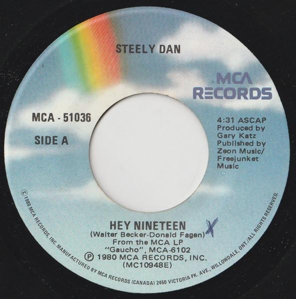 7-дюймовая пластинка STEELY DAN Hey Nineteen MCA51036 MCA Records 1970 Канада Рок Б/у
7-дюймовая пластинка STEELY DAN Hey Nineteen MCA51036 MCA Records 1970 Канада Рок Б/у