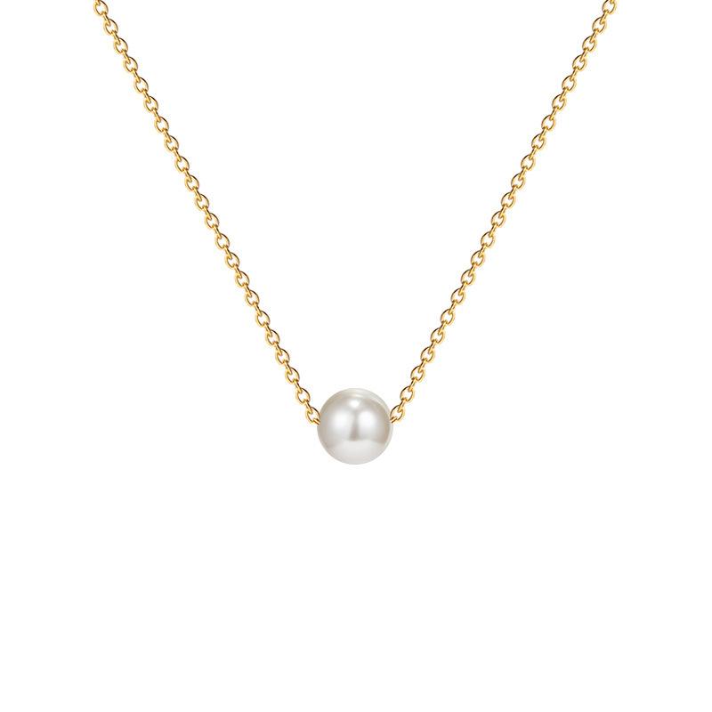 Sexy Minimalism Single Pearl Pendant Necklace for Women Twist Gold Copper Color Clavicle Choker Chain Collar Party Zircon
Sexy Minimalism Single Pearl Pendant Necklace for Women Twist Gold Copper Color Clavicle Choker Chain Collar Party Zircon