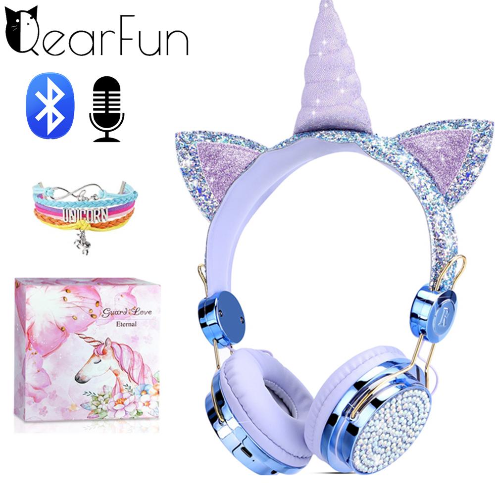 Милые наушники с единорогом для девочек, детей, Bluetooth, беспроводные наушники с микрофоном, музыкальный стереофонический шлем, школьные подарки
Милые наушники с единорогом для девочек, детей, Bluetooth, беспроводные наушники с микрофоном, музыкальный стереофонический шлем, школьные подарки