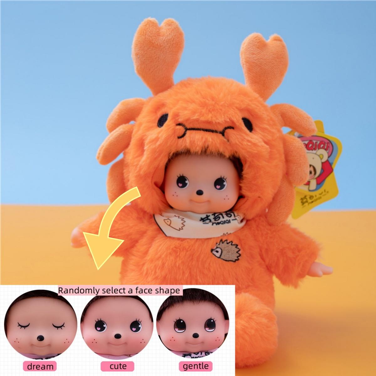 18cm Mochich Vinyl Face Plush Toys Transform Into Dolphin Aries Bear Crab Can Take Off Hat Cute Companion Toys for Kids or Lover 18cm синій
18cm Mochich Vinyl Face Plush Toys Transform Into Dolphin Aries Bear Crab Can Take Off Hat Cute Companion Toys for Kids or Lover 18cm синій