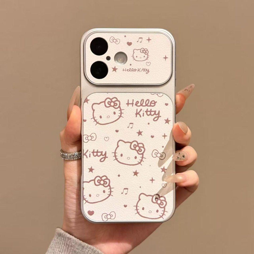 Musical Notes and Stars KT Cat Leather Texture Phone Case for Apple 13P, 14, 15, 16, 17 Pro Max with Large Window Silver Frame iPhone 12
Musical Notes and Stars KT Cat Leather Texture Phone Case for Apple 13P, 14, 15, 16, 17 Pro Max with Large Window Silver Frame iPhone 12