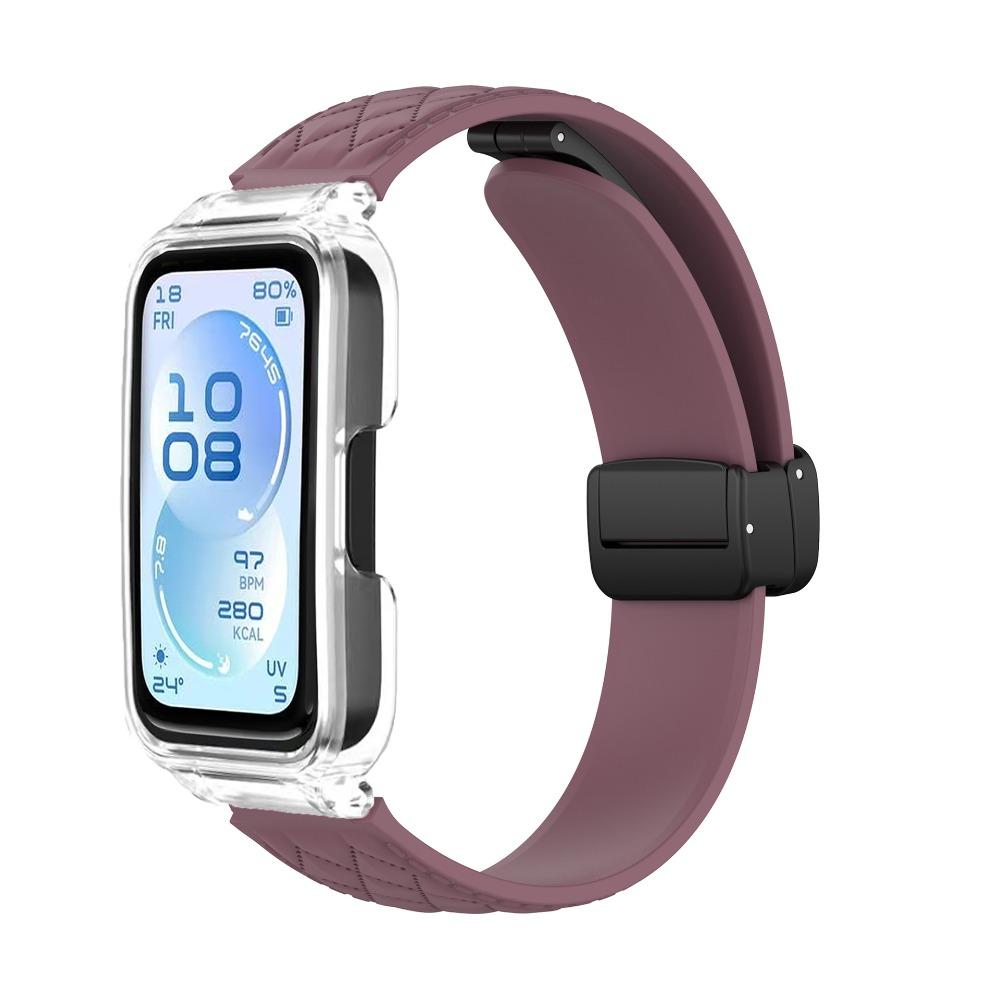 2-in-1 Diamond Texture Magnetic Silicone Strap + PC Case, Special Wristband with Spring Bar for Huawei Band 11 Huawei band 11 фиолетовый
2-in-1 Diamond Texture Magnetic Silicone Strap + PC Case, Special Wristband with Spring Bar for Huawei Band 11 Huawei band 11 фиолетовый