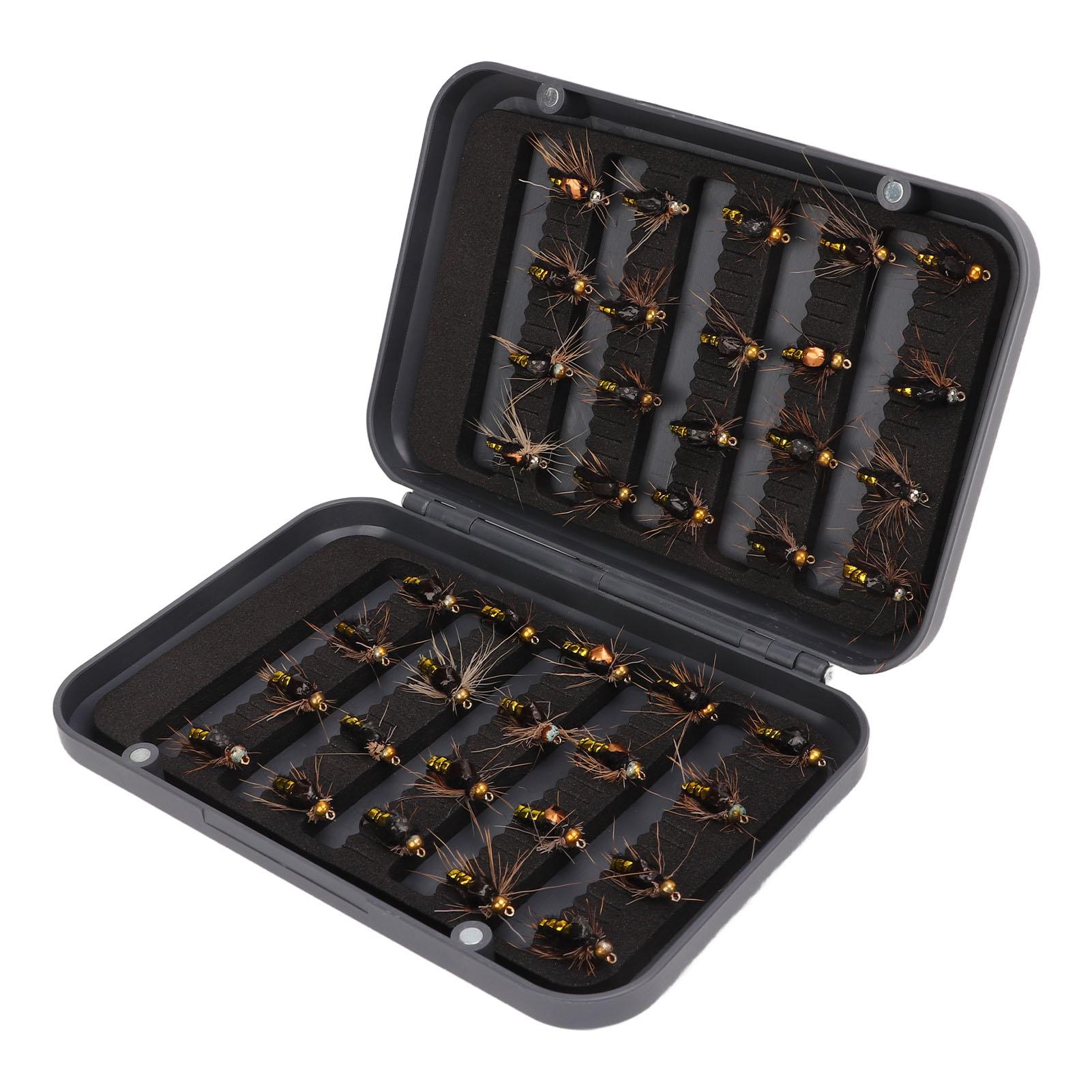 40PCS Fly Fishing Flies Kit Hand Knitting Lifelike Stainless Steel Fishing Bait Set with Waterproof Box
40PCS Fly Fishing Flies Kit Hand Knitting Lifelike Stainless Steel Fishing Bait Set with Waterproof Box