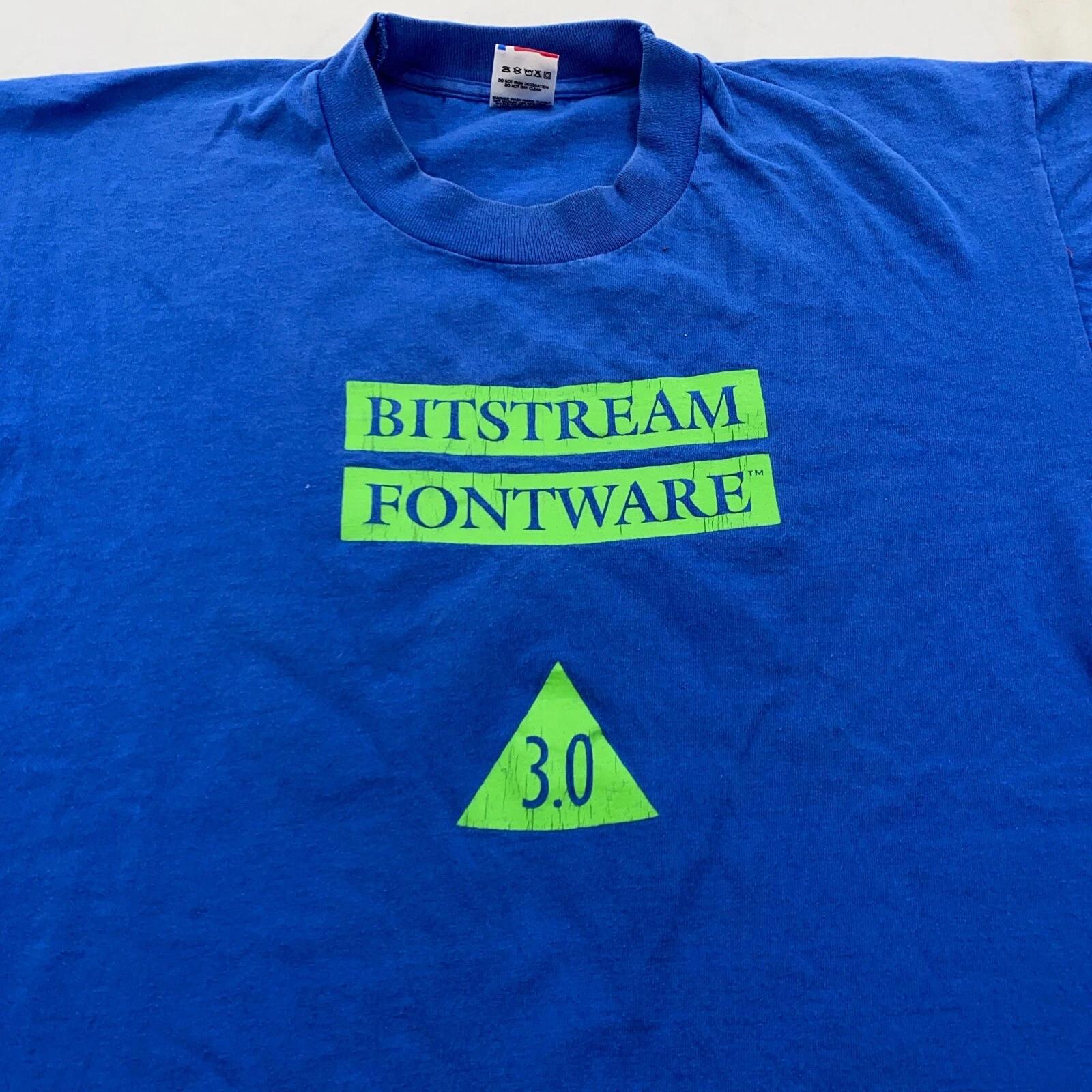 vintage 90s BITSTREAM FONTWARE 3.0 T-Shirt XL computer pc Microsoft Windows dos L
vintage 90s BITSTREAM FONTWARE 3.0 T-Shirt XL computer pc Microsoft Windows dos L