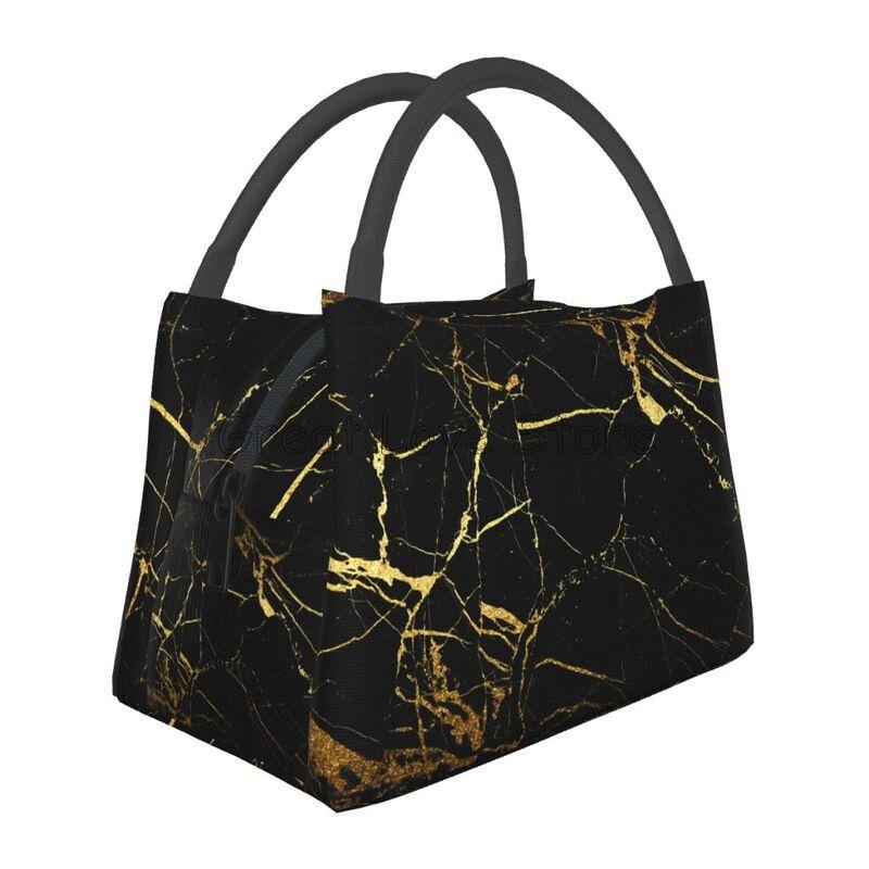 Black Gold Marble Thermal Lunch Bag Unisex Reusable Waterproof Cooler Insulated Lunch Box Bento Tote for Office Travel Picnic
Black Gold Marble Thermal Lunch Bag Unisex Reusable Waterproof Cooler Insulated Lunch Box Bento Tote for Office Travel Picnic