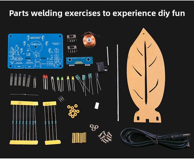 Electromagnetic Swing DIY Kit, Magnetic Levitation Lamp Electronic Assembly Parts
Electromagnetic Swing DIY Kit, Magnetic Levitation Lamp Electronic Assembly Parts