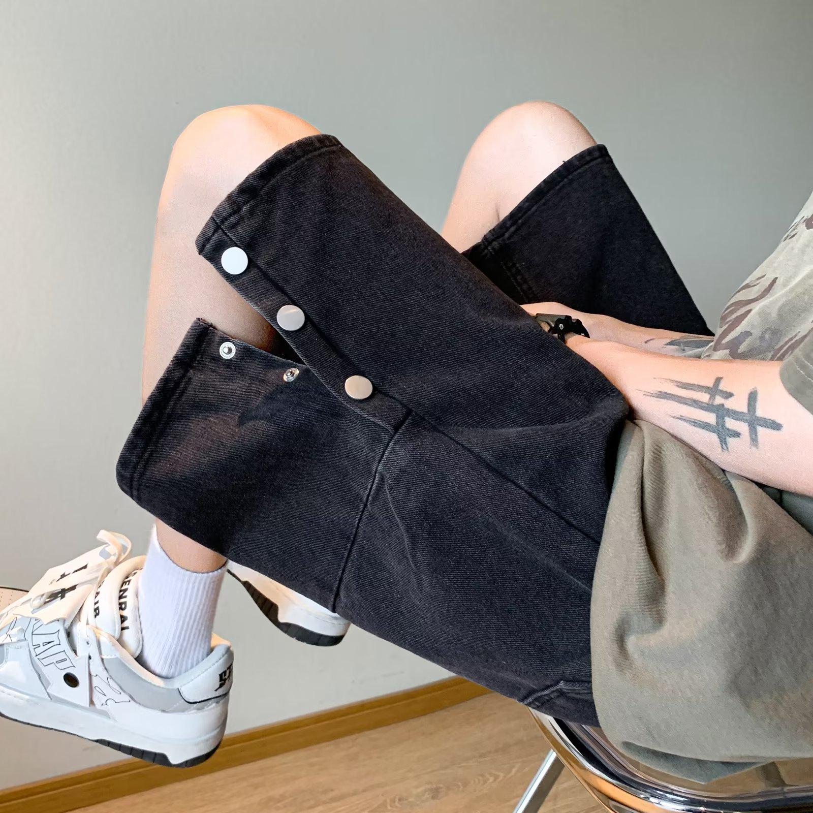 Летние мужские шорты свободного покроя на молнии 2023 года — стильные, повседневные, модные S чёрный
Летние мужские шорты свободного покроя на молнии 2023 года — стильные, повседневные, модные S чёрный