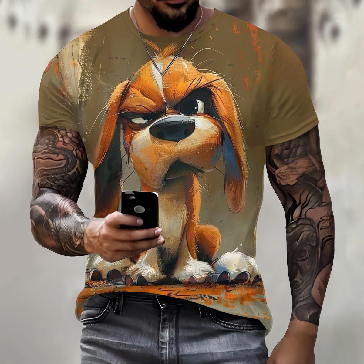 Повседневная мужская футболка 3d Angry Animal Футболки Топы Модная мужская футболка с рисунком животных Большие размеры Уличная одежда с круглым вырезом Модная одежда Y2K XL
Повседневная мужская футболка 3d Angry Animal Футболки Топы Модная мужская футболка с рисунком животных Большие размеры Уличная одежда с круглым вырезом Модная одежда Y2K XL