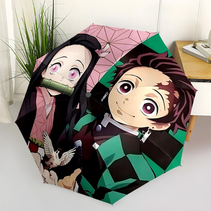 Demon Slayer,Tanjiro Automatic Folding Umbrella Compact 8 rib Design,Unique Style,Suitable for Everyday Outdoor Use,Perfect Gift for F
Demon Slayer,Tanjiro Automatic Folding Umbrella Compact 8 rib Design,Unique Style,Suitable for Everyday Outdoor Use,Perfect Gift for F