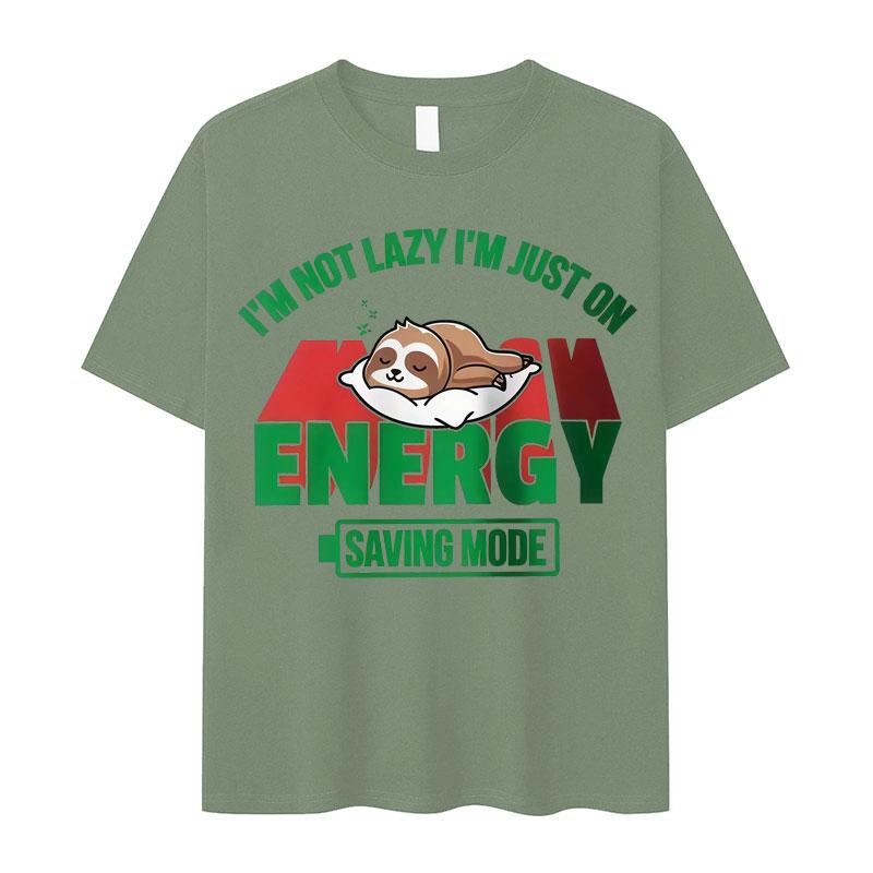 Mens Saving Mode Graphic Aesthetic Printed TShirt 100 Cotton Oversized High Quality Tee for Women Summer Cozy Tops Streetwear 3XL
Mens Saving Mode Graphic Aesthetic Printed TShirt 100 Cotton Oversized High Quality Tee for Women Summer Cozy Tops Streetwear 3XL