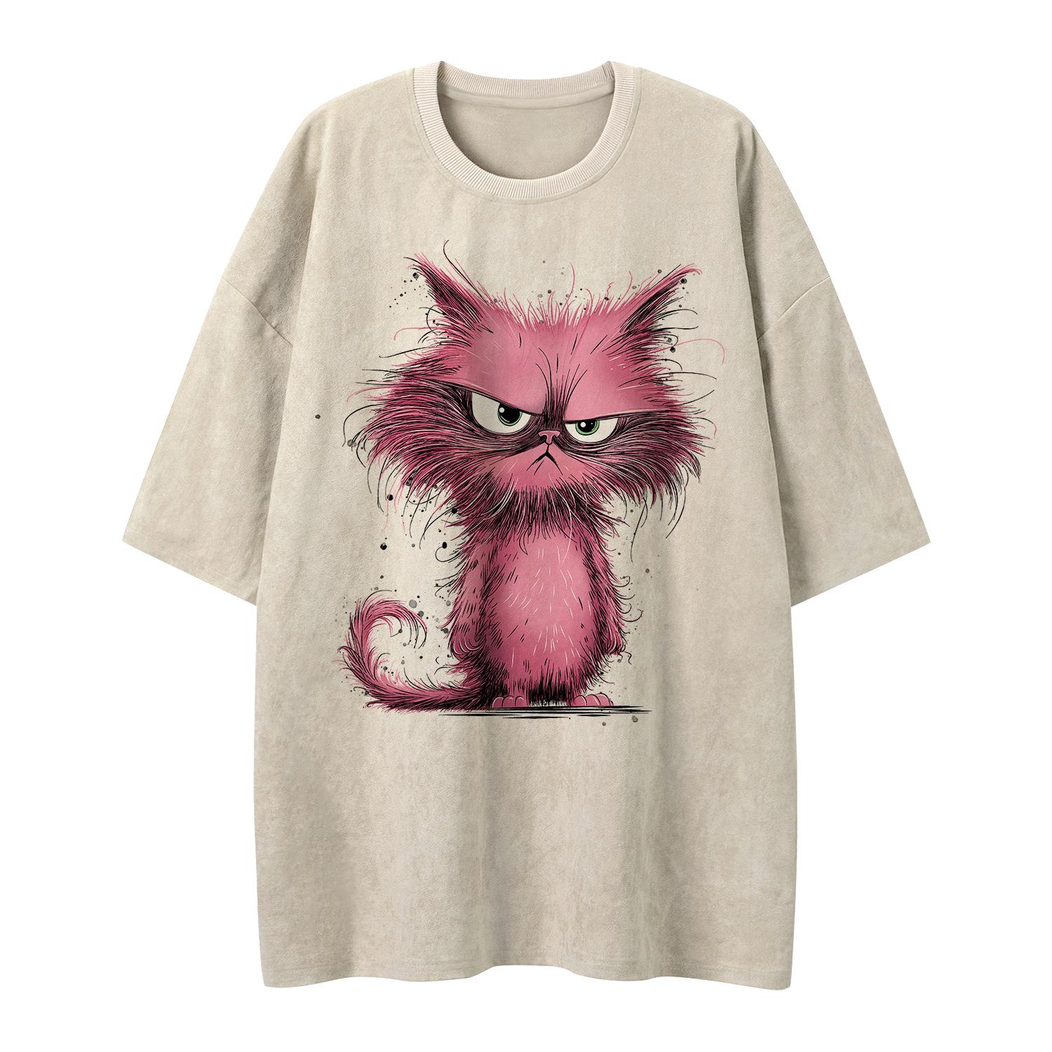 Модная летняя новая модная повседневная свободная облегающая мужская и женская футболка с короткими рукавами и принтом кота из мультфильма S миндальный
Модная летняя новая модная повседневная свободная облегающая мужская и женская футболка с короткими рукавами и принтом кота из мультфильма S миндальный