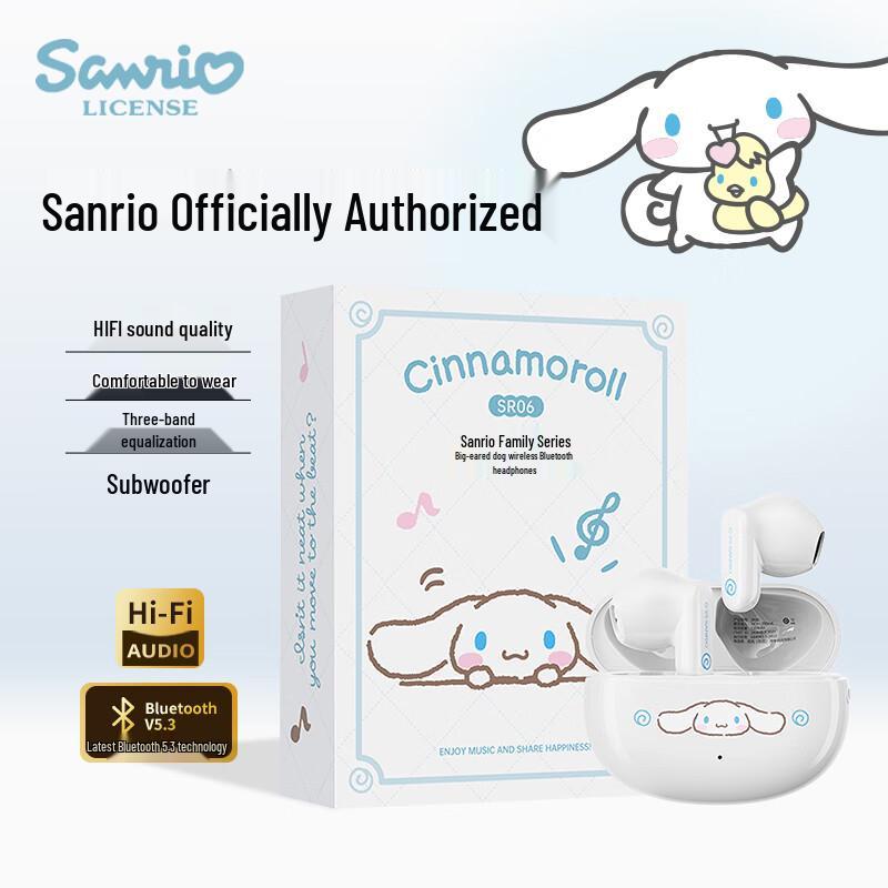 Навушники-вкладиші Sanrio Character Half-In-Ear Wireless Bluetooth
Навушники-вкладиші Sanrio Character Half-In-Ear Wireless Bluetooth