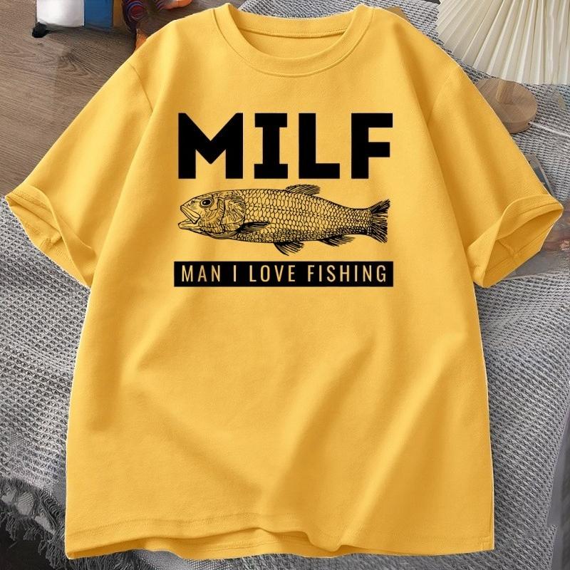 FISHING MILF Tshirt Funny Fish Designer Clothes Cotton Short Sleeves Tshirt Unisex Casual Base Top Women T Shirt Male Clothes 4XL
FISHING MILF Tshirt Funny Fish Designer Clothes Cotton Short Sleeves Tshirt Unisex Casual Base Top Women T Shirt Male Clothes 4XL