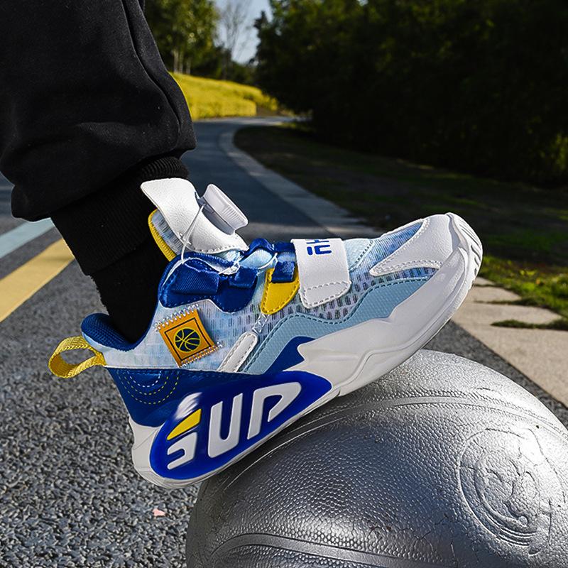 Children s Shoes Spring Boys Basketball Shoes Rotating Buttons Medium and Large Children s Sports Shoes Mesh Breathable Student Running Shoes 31
Children s Shoes Spring Boys Basketball Shoes Rotating Buttons Medium and Large Children s Sports Shoes Mesh Breathable Student Running Shoes 31