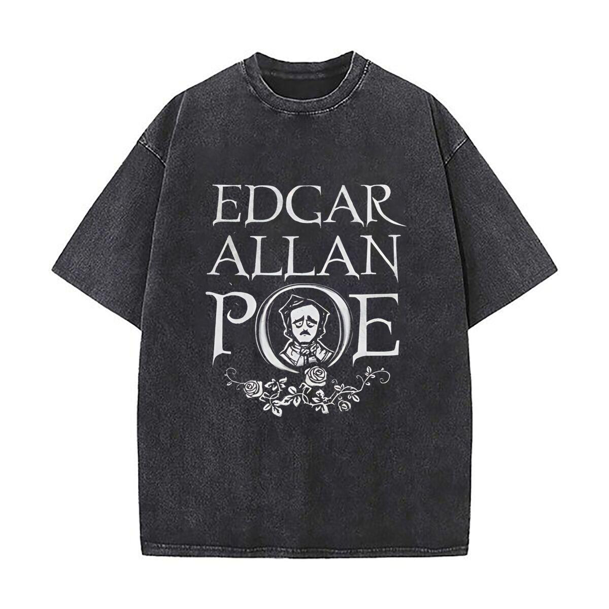 Edgar Allan Poe Poe trait Version Beach Washed Vintage TShirts Street Hip Hop Retro Punk T Shirt S
Edgar Allan Poe Poe trait Version Beach Washed Vintage TShirts Street Hip Hop Retro Punk T Shirt S