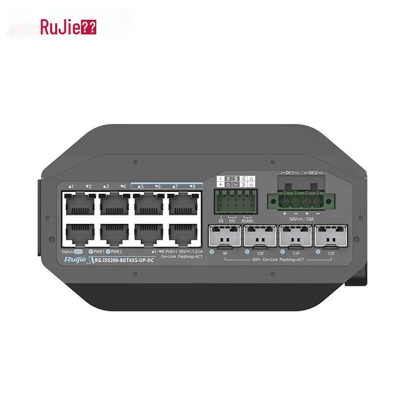 Ruijie RG-IS5200 Series Din-rail Industrial Ethernet Switch
Ruijie RG-IS5200 Series Din-rail Industrial Ethernet Switch