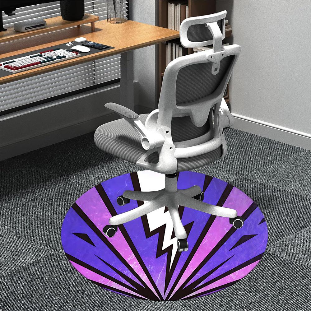 1PC Lightning Bolt Office Round Rug, Non slip, Soft and Durable Office Rug for Interior Decoration, Perfect for Office 80cm
1PC Lightning Bolt Office Round Rug, Non slip, Soft and Durable Office Rug for Interior Decoration, Perfect for Office 80cm