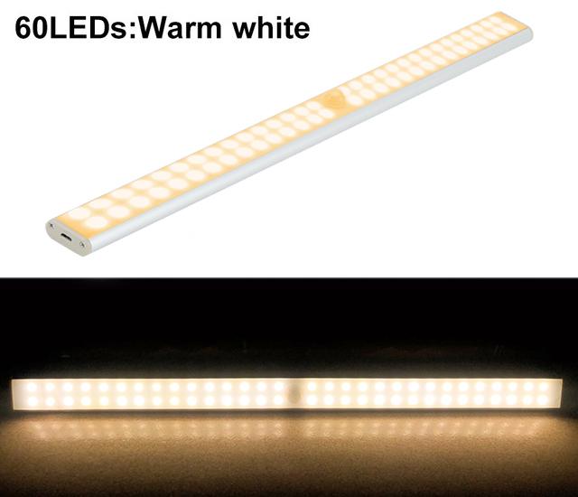 40 см 60 светодиодов беспроводной светильник под шкафом USB перезаряжаемый светильник для шкафа датчик движения магнитная полоса ночные лампы для кухни
40 см 60 светодиодов беспроводной светильник под шкафом USB перезаряжаемый светильник для шкафа датчик движения магнитная полоса ночные лампы для кухни