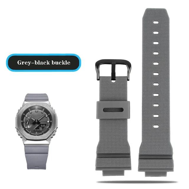Ремінці для годинників Casio G-Shock GM-2100 GM-S2100 GA-2100 GM-5600/GA5600 силіконові чоловічі спортивні водонепроникні аксесуари для годинника ремінець 16mm
Ремінці для годинників Casio G-Shock GM-2100 GM-S2100 GA-2100 GM-5600/GA5600 силіконові чоловічі спортивні водонепроникні аксесуари для годинника ремінець 16mm