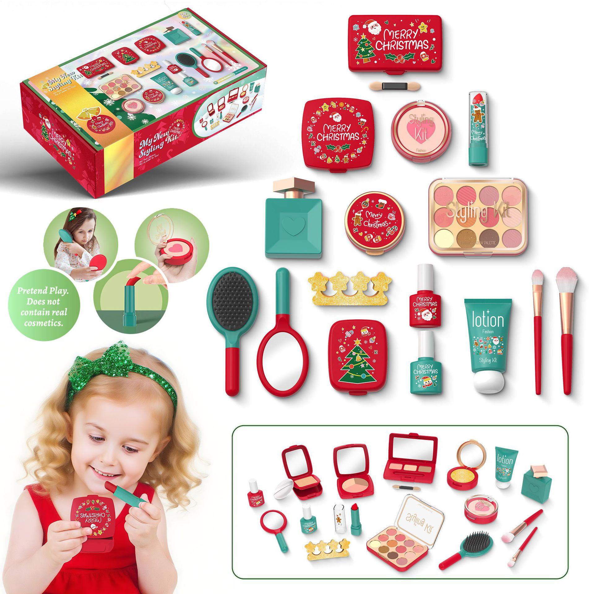 2026 New Christmas Theme Children s Pretend Makeup Toy Set Safe Non-toxic Realistic Makeup Toy for Little Girls Birthday Gift
2026 New Christmas Theme Children s Pretend Makeup Toy Set Safe Non-toxic Realistic Makeup Toy for Little Girls Birthday Gift