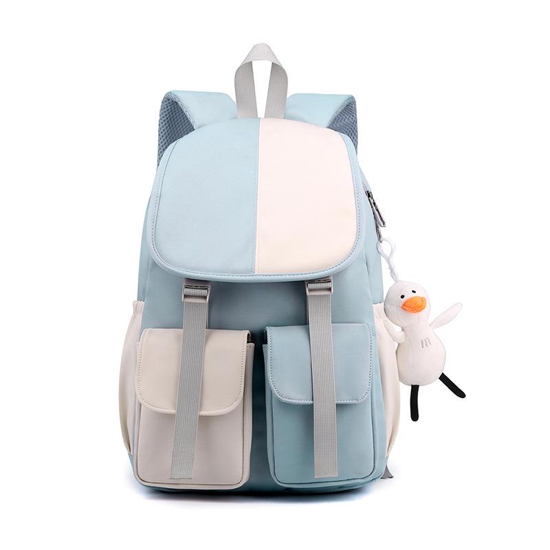 Новый рюкзак для начальной школы, модный, с защитой спины, милый детский рюкзак контрастных цветов
Новый рюкзак для начальной школы, модный, с защитой спины, милый детский рюкзак контрастных цветов