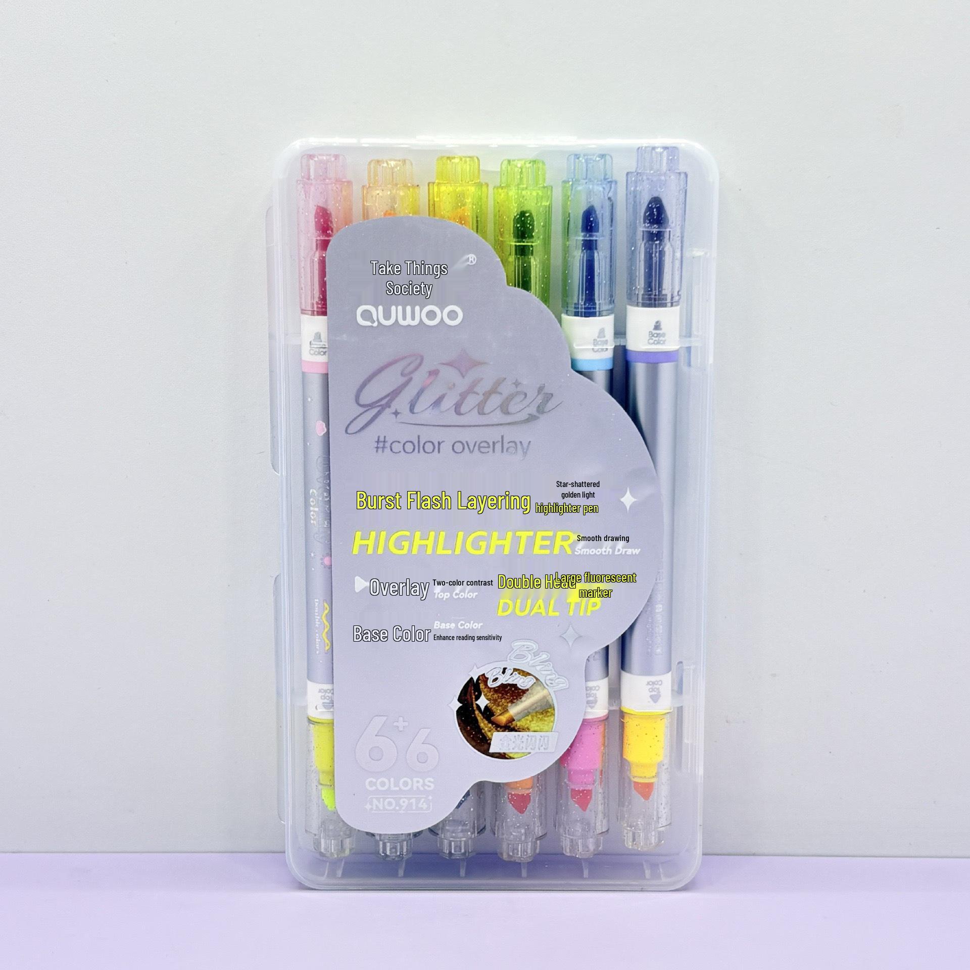 Starry Gold Fluorescent Note-Taking and Doodle Pen Set: Highlighting Marker Pens for Students and Children
Starry Gold Fluorescent Note-Taking and Doodle Pen Set: Highlighting Marker Pens for Students and Children