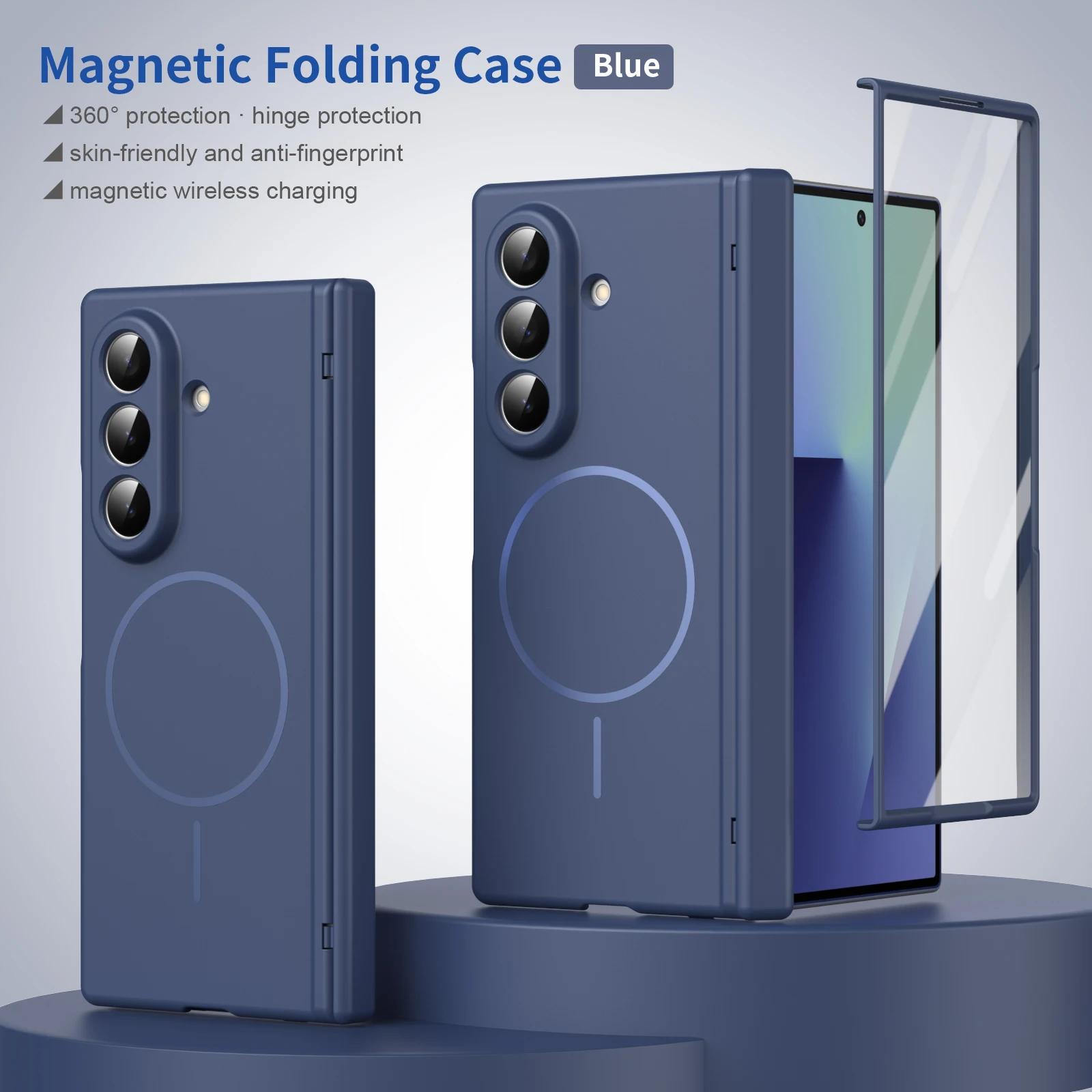 360° складаний повний кронштейн магнітний чохол для Samsung Galaxy Z Fold 7 6 5 4 3 5G ударостійкий з захисним склом Galaxy Z Fold6 синій
360° складаний повний кронштейн магнітний чохол для Samsung Galaxy Z Fold 7 6 5 4 3 5G ударостійкий з захисним склом Galaxy Z Fold6 синій