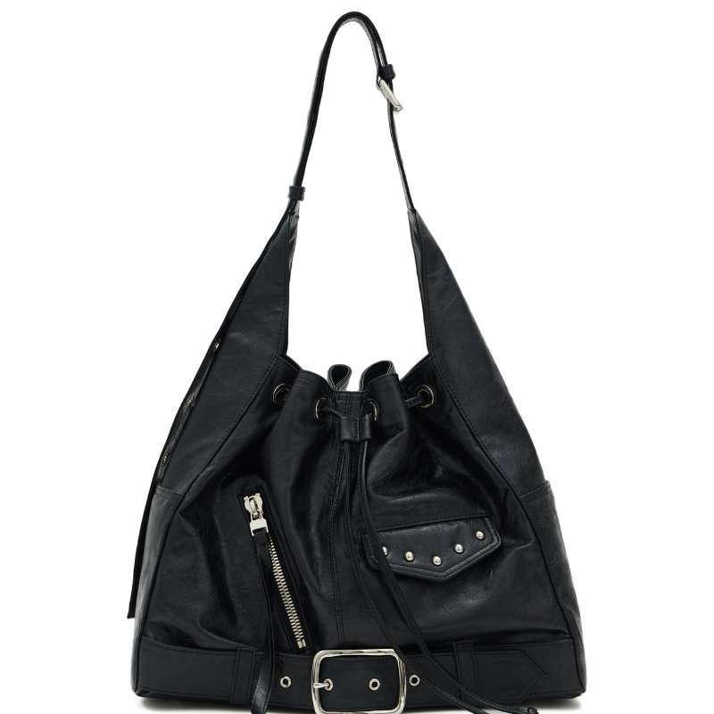 Retro Crossbody Drawstring BagLarge Capacity Motorcycle Buckle Studded Shoulder BagSoft and Durable
Retro Crossbody Drawstring BagLarge Capacity Motorcycle Buckle Studded Shoulder BagSoft and Durable