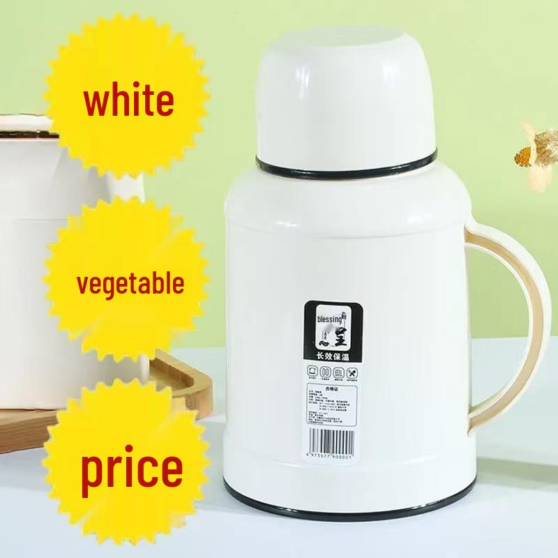 Fucheng Large Capacity Portable Thermos - Insulated Glass in White, Orange, Green
Fucheng Large Capacity Portable Thermos - Insulated Glass in White, Orange, Green