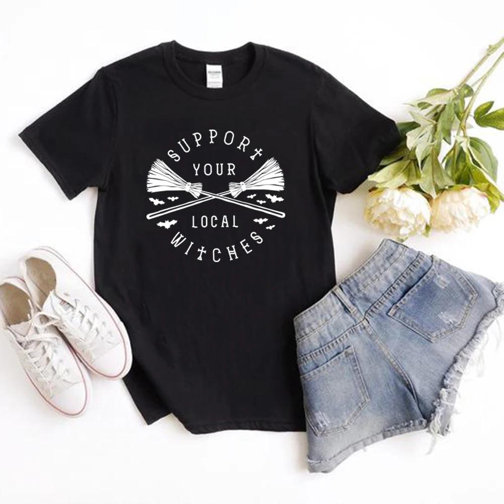 Support Your Local Witches TShirts Local Witch Shirt Unisex Women T Shirts Halloween Tshirt Short Sleeve Streetwear Tops T Shirt S
Support Your Local Witches TShirts Local Witch Shirt Unisex Women T Shirts Halloween Tshirt Short Sleeve Streetwear Tops T Shirt S