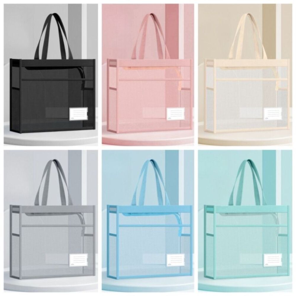 Mesh Transparent File Bag Double-Layer Document Bag Portable File Storage Bag School Office зелений
Mesh Transparent File Bag Double-Layer Document Bag Portable File Storage Bag School Office зелений