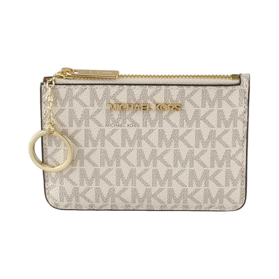 Michael Kors MK Jet Set Travel Short Vintage Monogram Leather Detail Card Holder Wallet Women wallet Vanilla-White 35H9GTVP1B-VANILLA Basic Set (Bag+Dust Bag)
Michael Kors MK Jet Set Travel Short Vintage Monogram Leather Detail Card Holder Wallet Women wallet Vanilla-White 35H9GTVP1B-VANILLA Basic Set (Bag+Dust Bag)