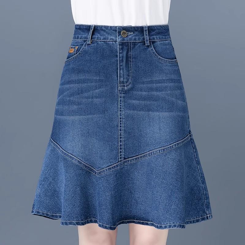 Casual High Waist Straight Leg Denim Skirt Women s Elastic Waist Skirt Spring Autumn Short Skirt Tight Fit Skirt XS
Casual High Waist Straight Leg Denim Skirt Women s Elastic Waist Skirt Spring Autumn Short Skirt Tight Fit Skirt XS