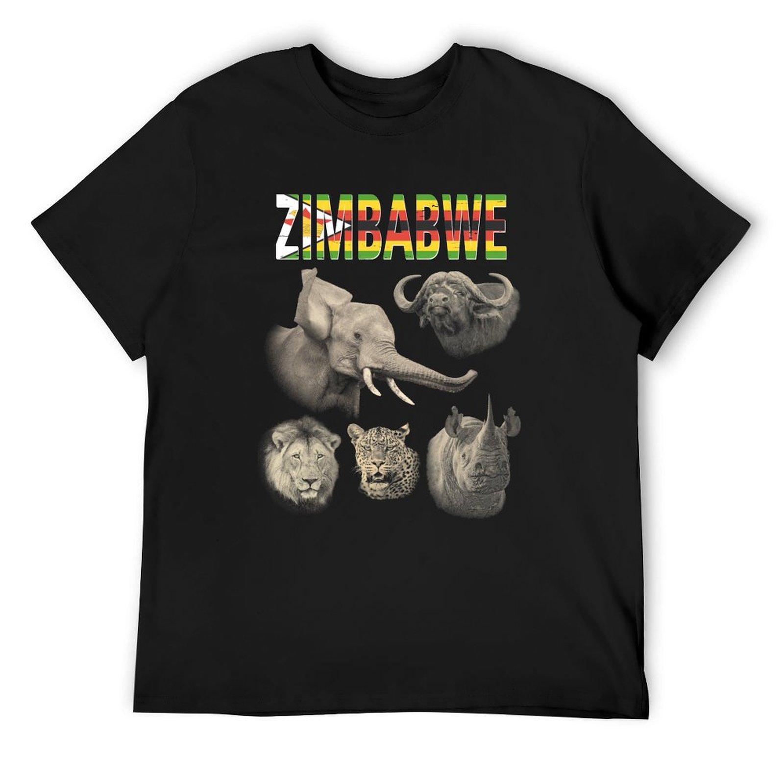 Big Five Zimbabwe Safari T-Shirt baggy shirts tops topping for a boy tee shirts for men 4XL
Big Five Zimbabwe Safari T-Shirt baggy shirts tops topping for a boy tee shirts for men 4XL