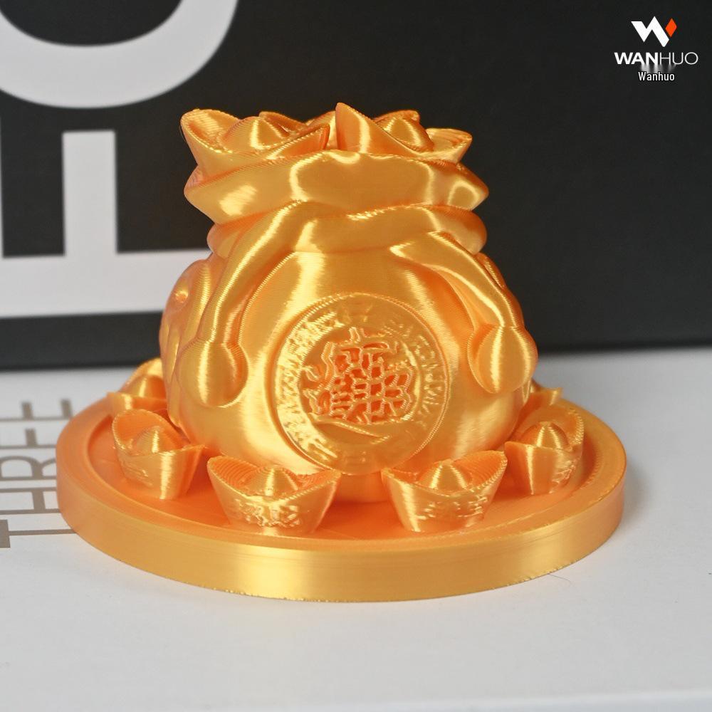 3D Printed Yuanbao Lucky Bag Ornament for Home Decoration - New Year Wealth Attraction
3D Printed Yuanbao Lucky Bag Ornament for Home Decoration - New Year Wealth Attraction