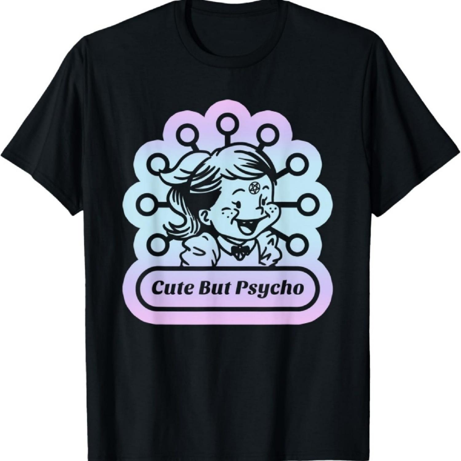 Retro Cute But Psycho Satanic Girl - Pastel Goth T-Shirt XXXXXL чорний
Retro Cute But Psycho Satanic Girl - Pastel Goth T-Shirt XXXXXL чорний