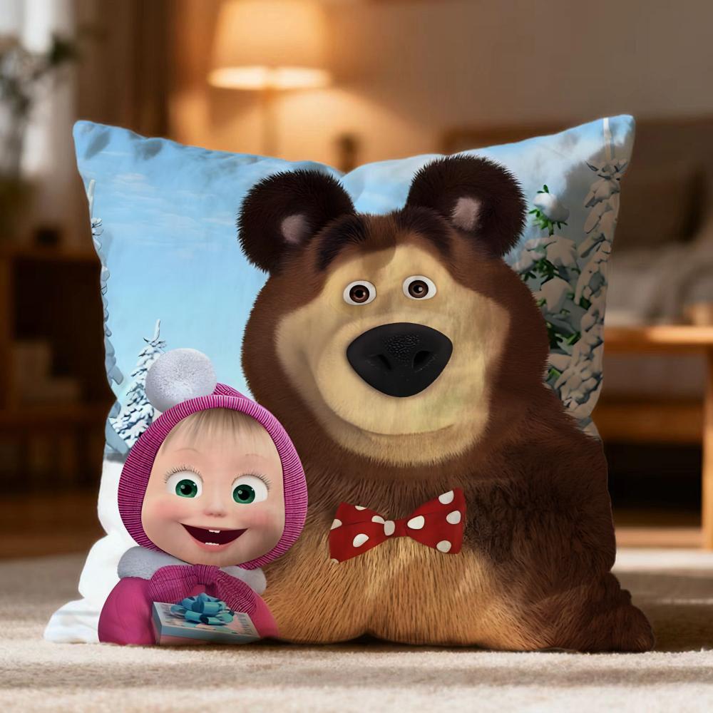 Модна наволочка M-MMasha and the Bear, м яка, що миється, для подушки, багатофункціональна для дивана, ліжка, подорожей, офісу 30cmx30cm
Модна наволочка M-MMasha and the Bear, м яка, що миється, для подушки, багатофункціональна для дивана, ліжка, подорожей, офісу 30cmx30cm