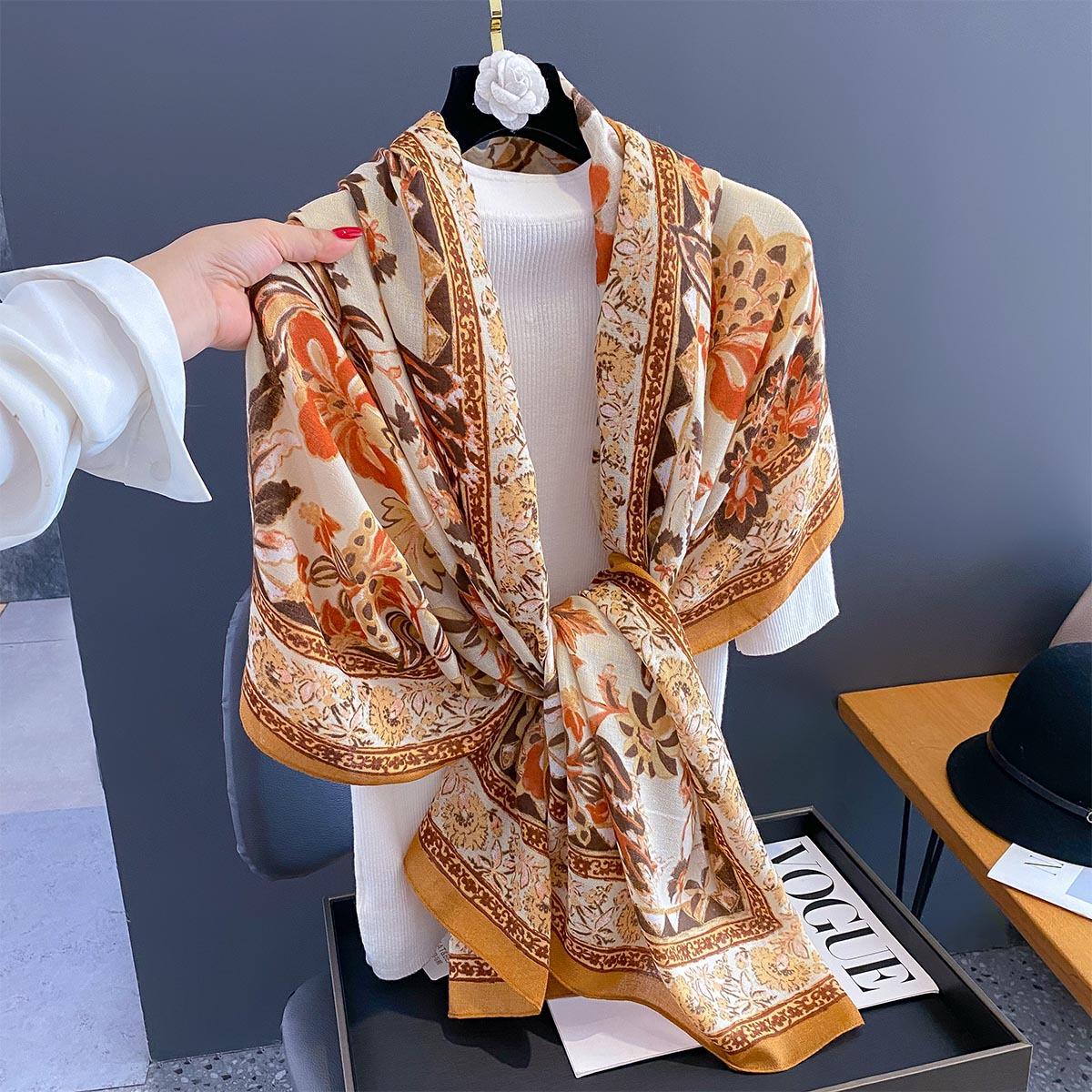 Spring and Autumn Travel Sunscreen Shawl for Women High-end Large Silk Scarf Air-conditioned Outdoor Shawl for Two-purpose Versatile 90*180cm
Spring and Autumn Travel Sunscreen Shawl for Women High-end Large Silk Scarf Air-conditioned Outdoor Shawl for Two-purpose Versatile 90*180cm