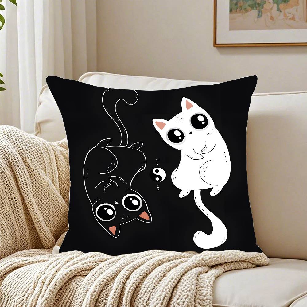 New Little Black Cat Cute Couple Pillow Case Pattern Printed Pillowcase for Living Room Sofa Cushion Cover & Bedroom Decor 12x12Inch
New Little Black Cat Cute Couple Pillow Case Pattern Printed Pillowcase for Living Room Sofa Cushion Cover & Bedroom Decor 12x12Inch